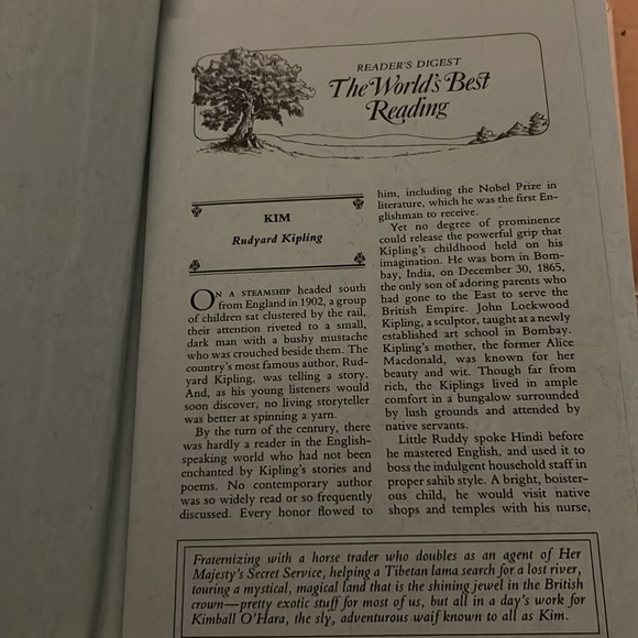 Rudyard Kipling Kim and Captains Courageous Hardcover Coffee Table Books - Picture 8 of 14